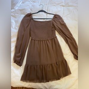 Wilfred brown dress long sleeve size XS Like New